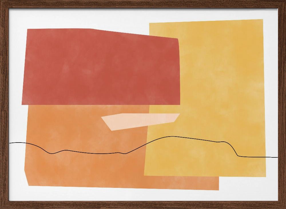 Abstract Horizons - Stretched Canvas, Poster or Fine Art Print - I Heart Wall Art - Poster Print, Canvas Print or Framed Art Print