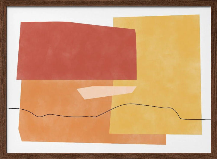 Abstract Horizons - Stretched Canvas, Poster or Fine Art Print - I Heart Wall Art - Poster Print, Canvas Print or Framed Art Print