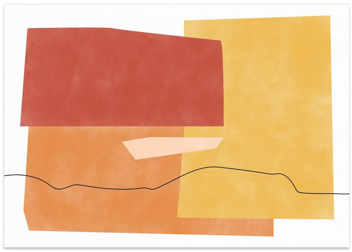 Abstract Horizons - Stretched Canvas, Poster or Fine Art Print - I Heart Wall Art - Poster Print, Canvas Print or Framed Art Print