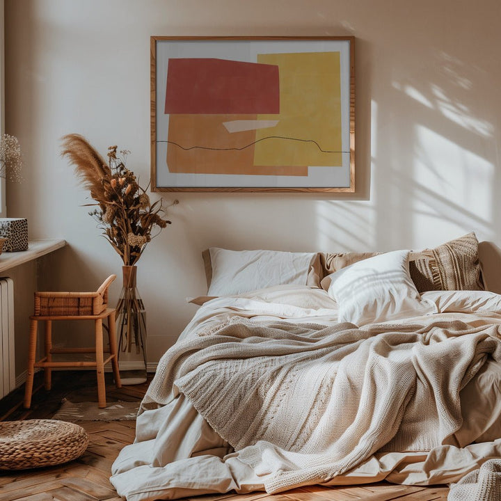 Abstract Horizons - Stretched Canvas, Poster or Fine Art Print - I Heart Wall Art - Poster Print, Canvas Print or Framed Art Print