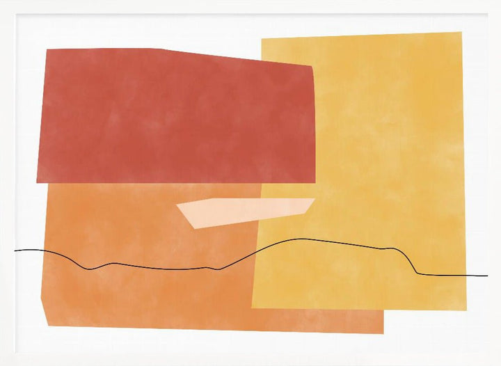 Abstract Horizons - Stretched Canvas, Poster or Fine Art Print - I Heart Wall Art - Poster Print, Canvas Print or Framed Art Print