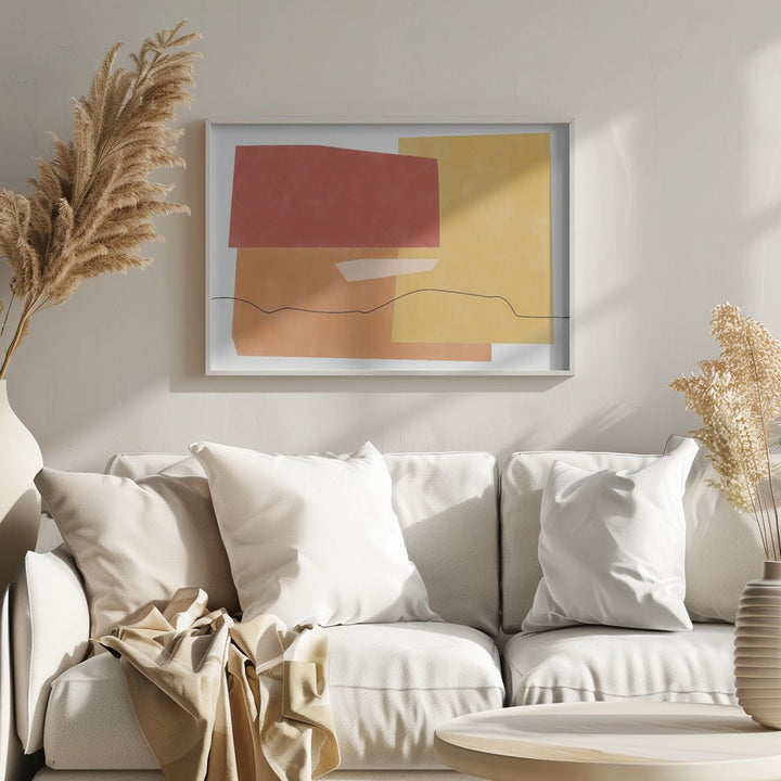 Abstract Horizons - Stretched Canvas, Poster or Fine Art Print - I Heart Wall Art - Poster Print, Canvas Print or Framed Art Print