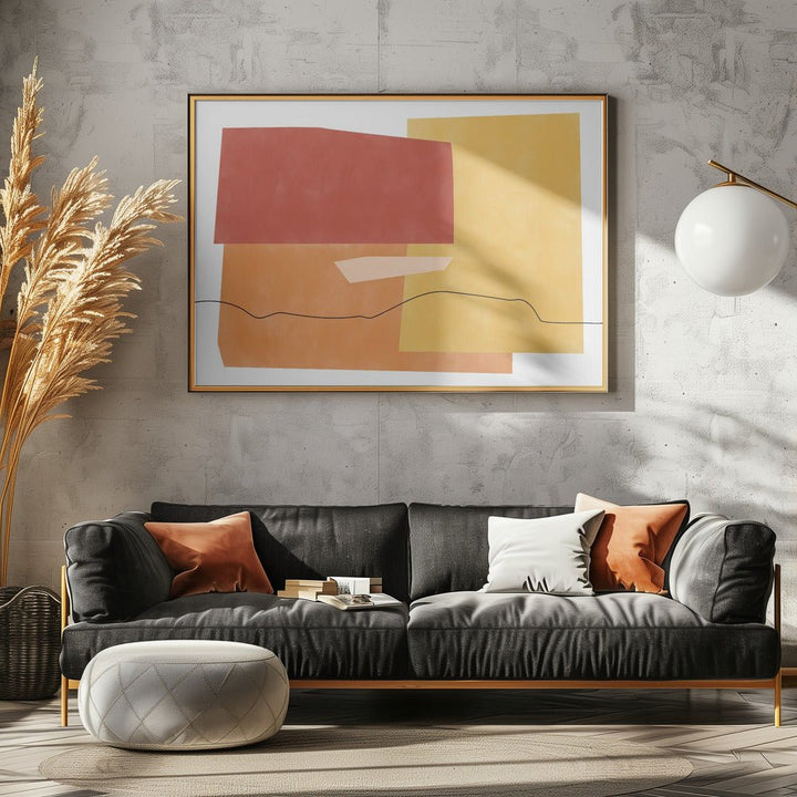 Abstract Horizons - Stretched Canvas, Poster or Fine Art Print - I Heart Wall Art - Poster Print, Canvas Print or Framed Art Print