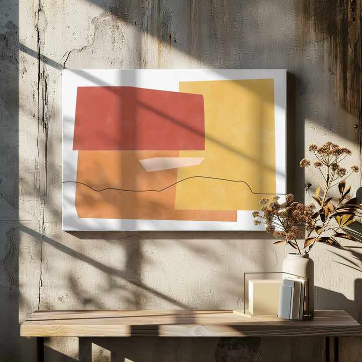 Abstract Horizons - Stretched Canvas, Poster or Fine Art Print - I Heart Wall Art - Poster Print, Canvas Print or Framed Art Print