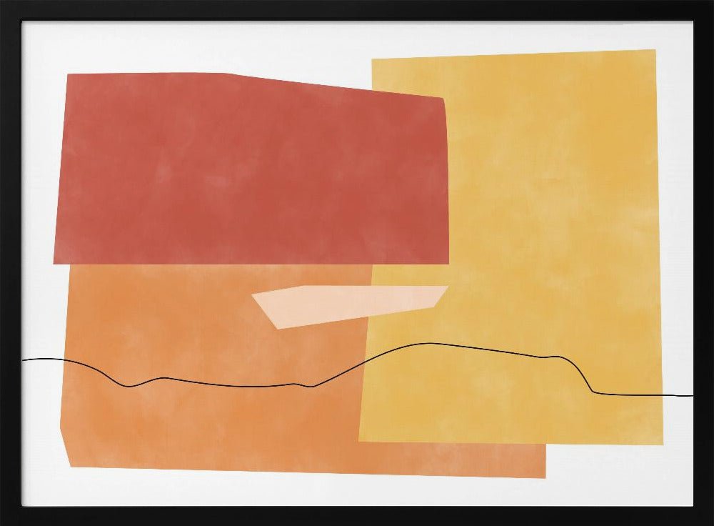 Abstract Horizons - Stretched Canvas, Poster or Fine Art Print - I Heart Wall Art - Poster Print, Canvas Print or Framed Art Print