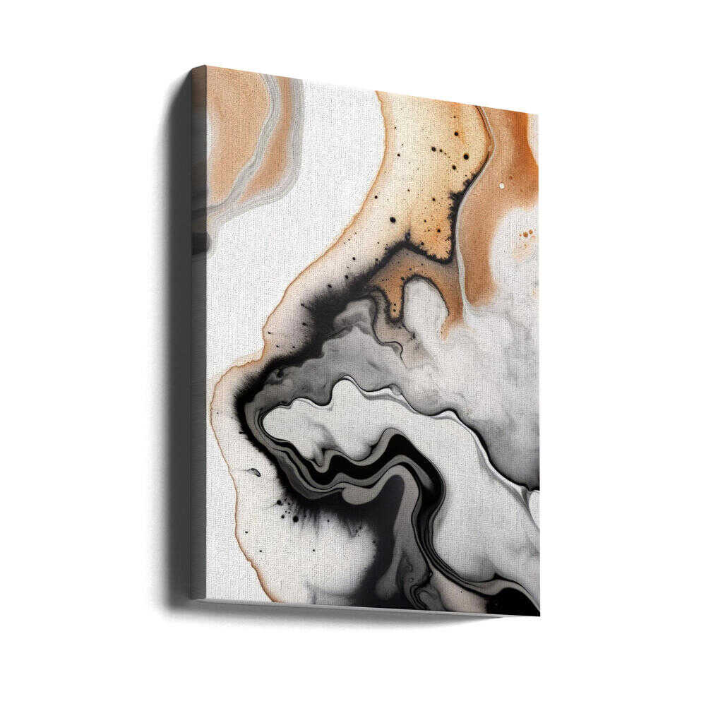 Abstract Ink Flow - Stretched Canvas, Poster or Fine Art Print - I Heart Wall Art - Poster Print, Canvas Print or Framed Art Print