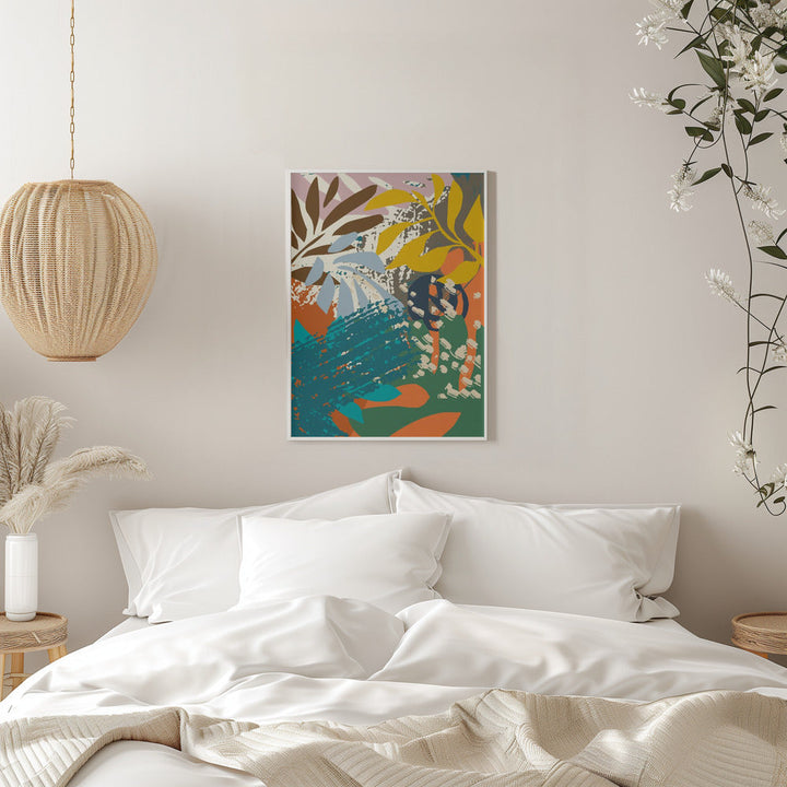 Abstract Leaves Close Up 1 - Stretched Canvas, Poster or Fine Art Print I Heart Wall Art