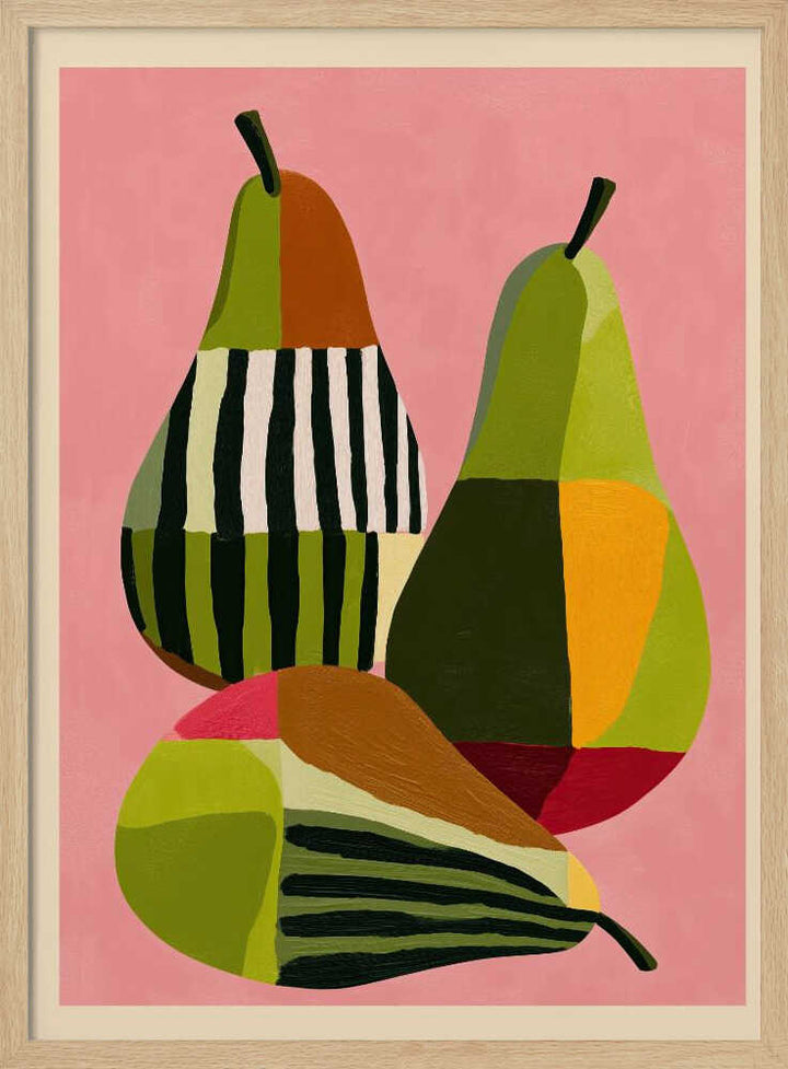 Abstract Pear Study - Stretched Canvas, Poster or Fine Art Print - I Heart Wall Art - Poster Print, Canvas Print or Framed Art Print