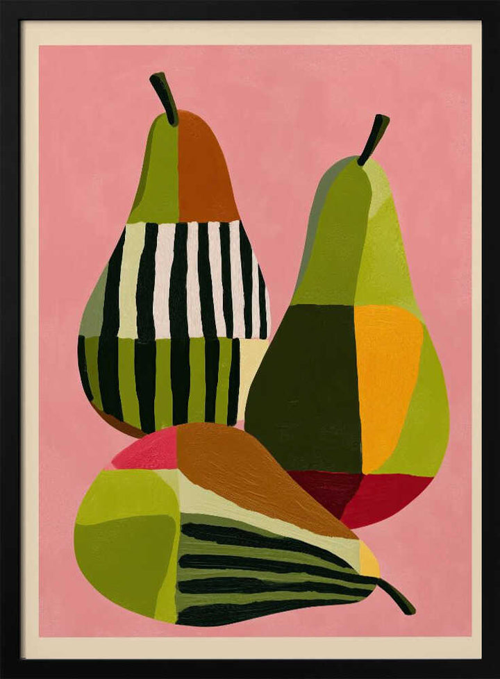 Abstract Pear Study - Stretched Canvas, Poster or Fine Art Print - I Heart Wall Art - Poster Print, Canvas Print or Framed Art Print