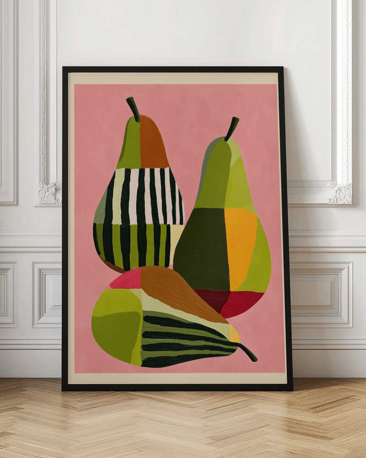 Abstract Pear Study - Stretched Canvas, Poster or Fine Art Print - I Heart Wall Art - Poster Print, Canvas Print or Framed Art Print