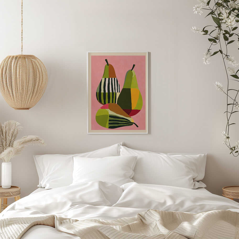 Abstract Pear Study - Stretched Canvas, Poster or Fine Art Print - I Heart Wall Art - Poster Print, Canvas Print or Framed Art Print