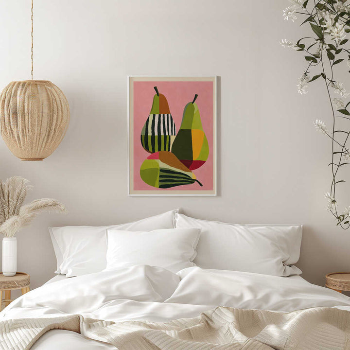 Abstract Pear Study - Stretched Canvas, Poster or Fine Art Print - I Heart Wall Art - Poster Print, Canvas Print or Framed Art Print