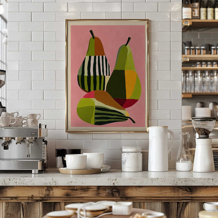 Abstract Pear Study - Stretched Canvas, Poster or Fine Art Print - I Heart Wall Art - Poster Print, Canvas Print or Framed Art Print