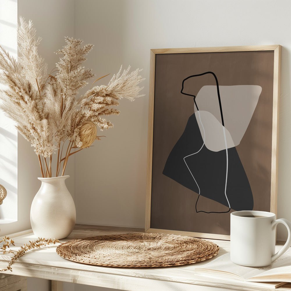 Abstract Silhouette - Stretched Canvas, Poster or Fine Art Print - I Heart Wall Art - Poster Print, Canvas Print or Framed Art Print