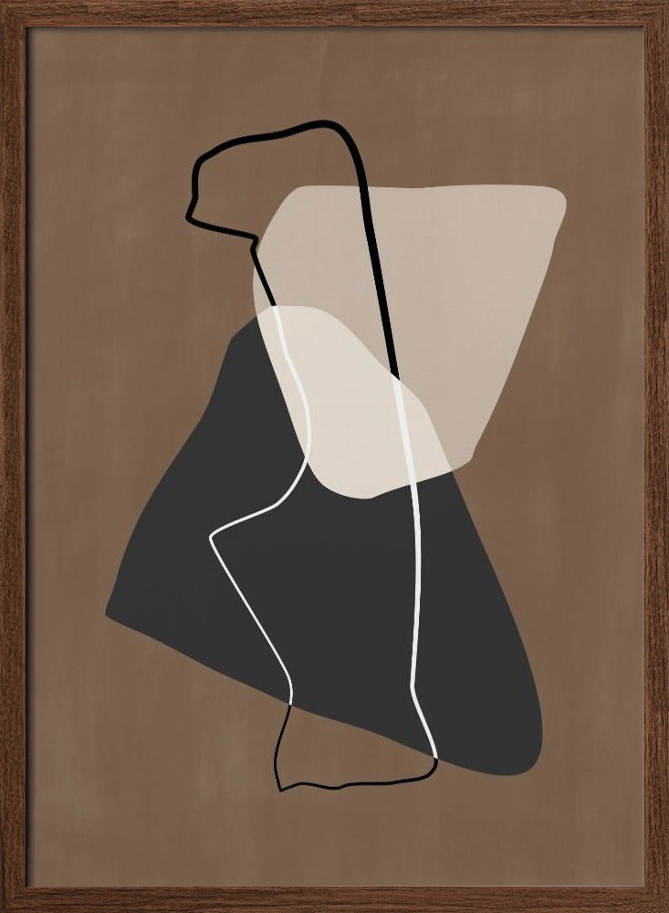 Abstract Silhouette - Stretched Canvas, Poster or Fine Art Print - I Heart Wall Art - Poster Print, Canvas Print or Framed Art Print
