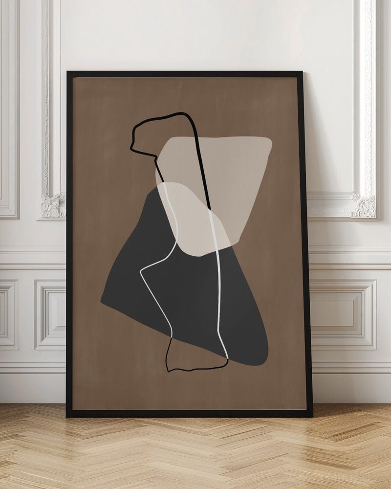 Abstract Silhouette - Stretched Canvas, Poster or Fine Art Print - I Heart Wall Art - Poster Print, Canvas Print or Framed Art Print