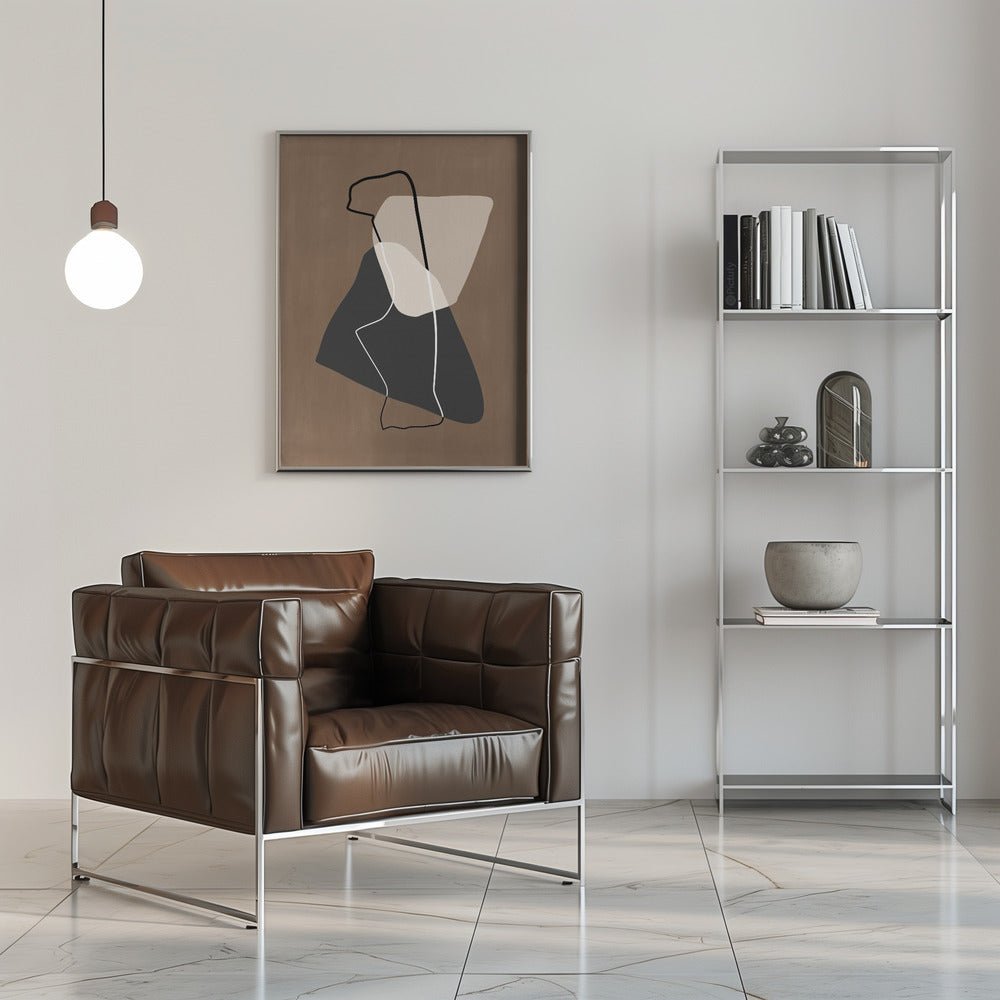 Abstract Silhouette - Stretched Canvas, Poster or Fine Art Print - I Heart Wall Art - Poster Print, Canvas Print or Framed Art Print