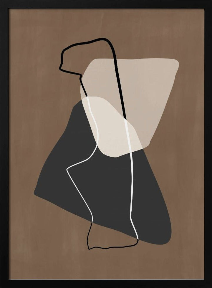 Abstract Silhouette - Stretched Canvas, Poster or Fine Art Print - I Heart Wall Art - Poster Print, Canvas Print or Framed Art Print
