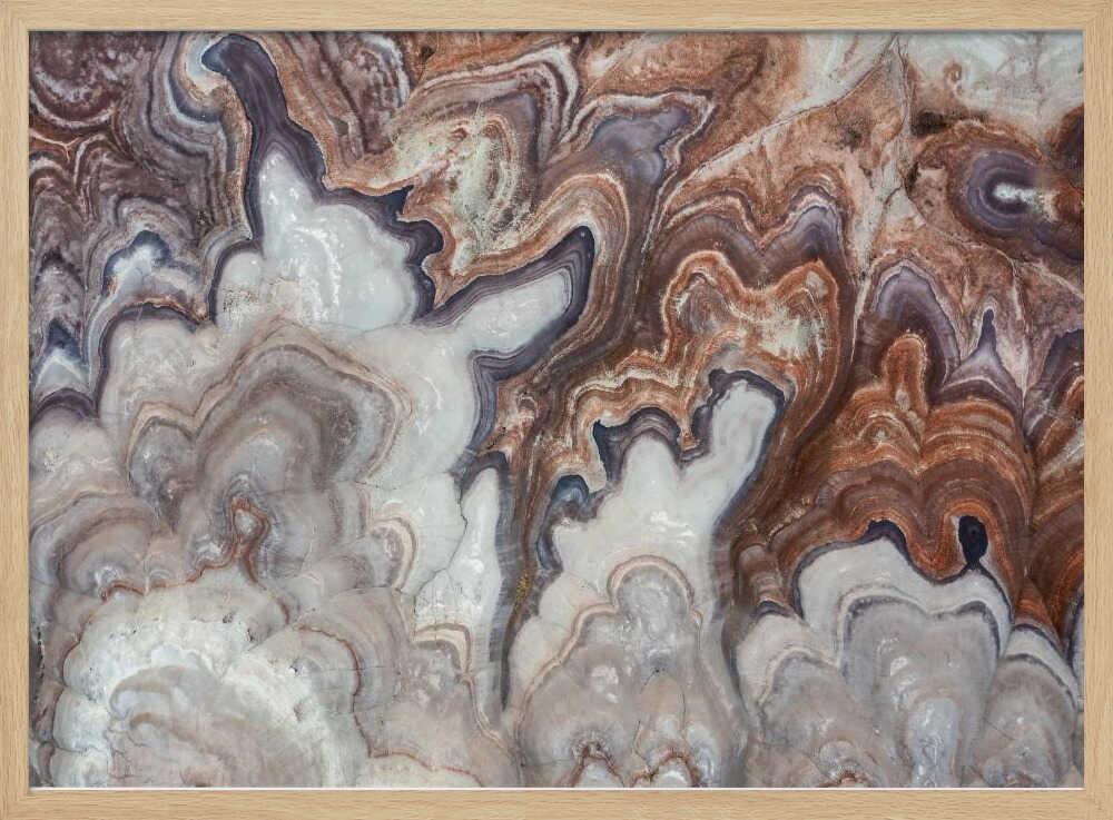 Abstract Stone Layers - Stretched Canvas, Poster or Fine Art Print - I Heart Wall Art - Poster Print, Canvas Print or Framed Art Print