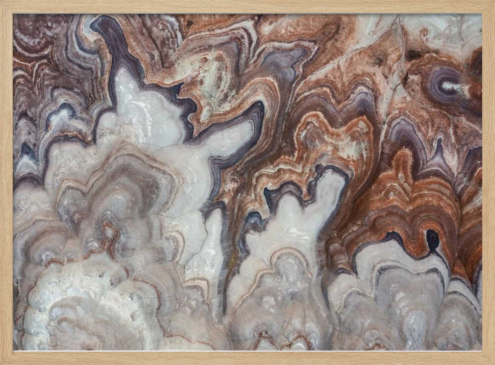 Abstract Stone Layers - Stretched Canvas, Poster or Fine Art Print - I Heart Wall Art - Poster Print, Canvas Print or Framed Art Print
