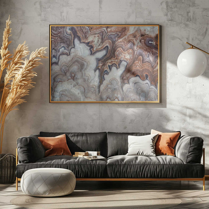 Abstract Stone Layers - Stretched Canvas, Poster or Fine Art Print - I Heart Wall Art - Poster Print, Canvas Print or Framed Art Print