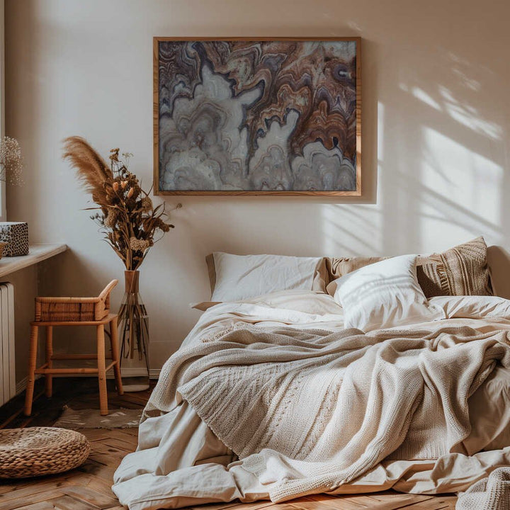 Abstract Stone Layers - Stretched Canvas, Poster or Fine Art Print - I Heart Wall Art - Poster Print, Canvas Print or Framed Art Print