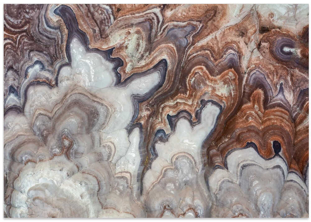 Abstract Stone Layers - Stretched Canvas, Poster or Fine Art Print - I Heart Wall Art - Poster Print, Canvas Print or Framed Art Print