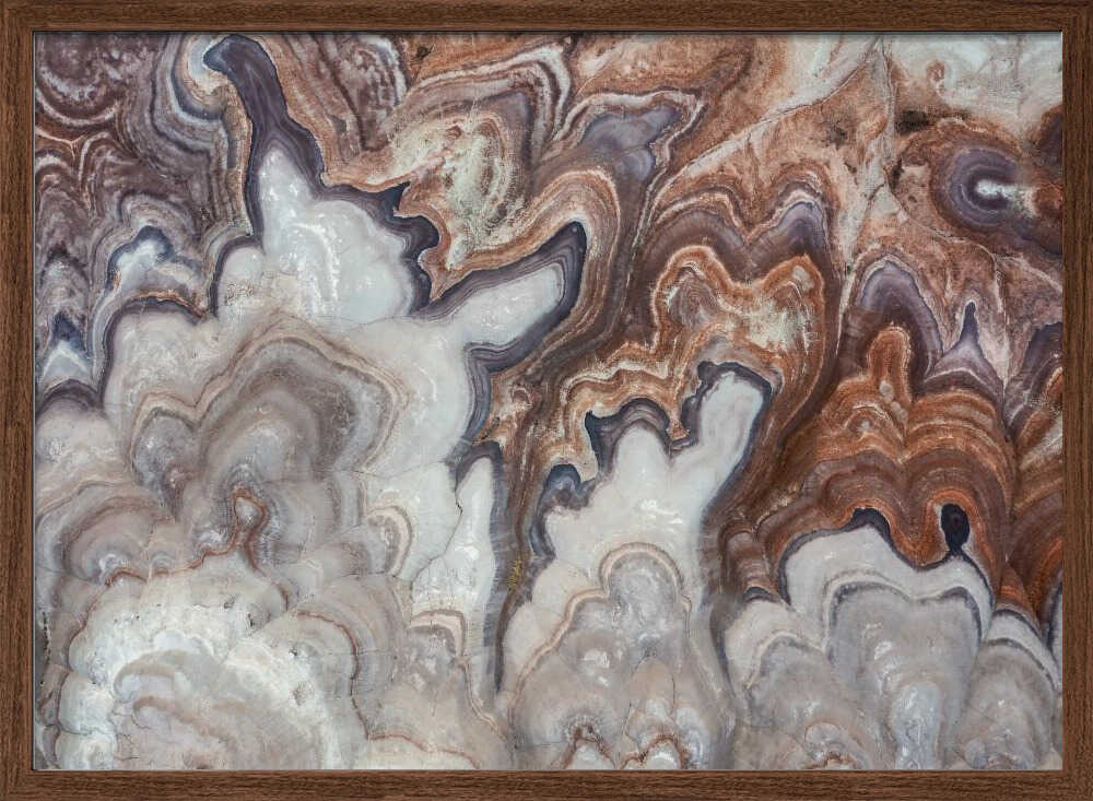 Abstract Stone Layers - Stretched Canvas, Poster or Fine Art Print - I Heart Wall Art - Poster Print, Canvas Print or Framed Art Print