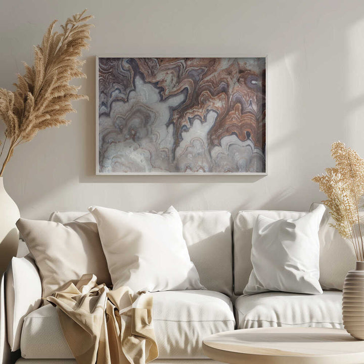 Abstract Stone Layers - Stretched Canvas, Poster or Fine Art Print - I Heart Wall Art - Poster Print, Canvas Print or Framed Art Print