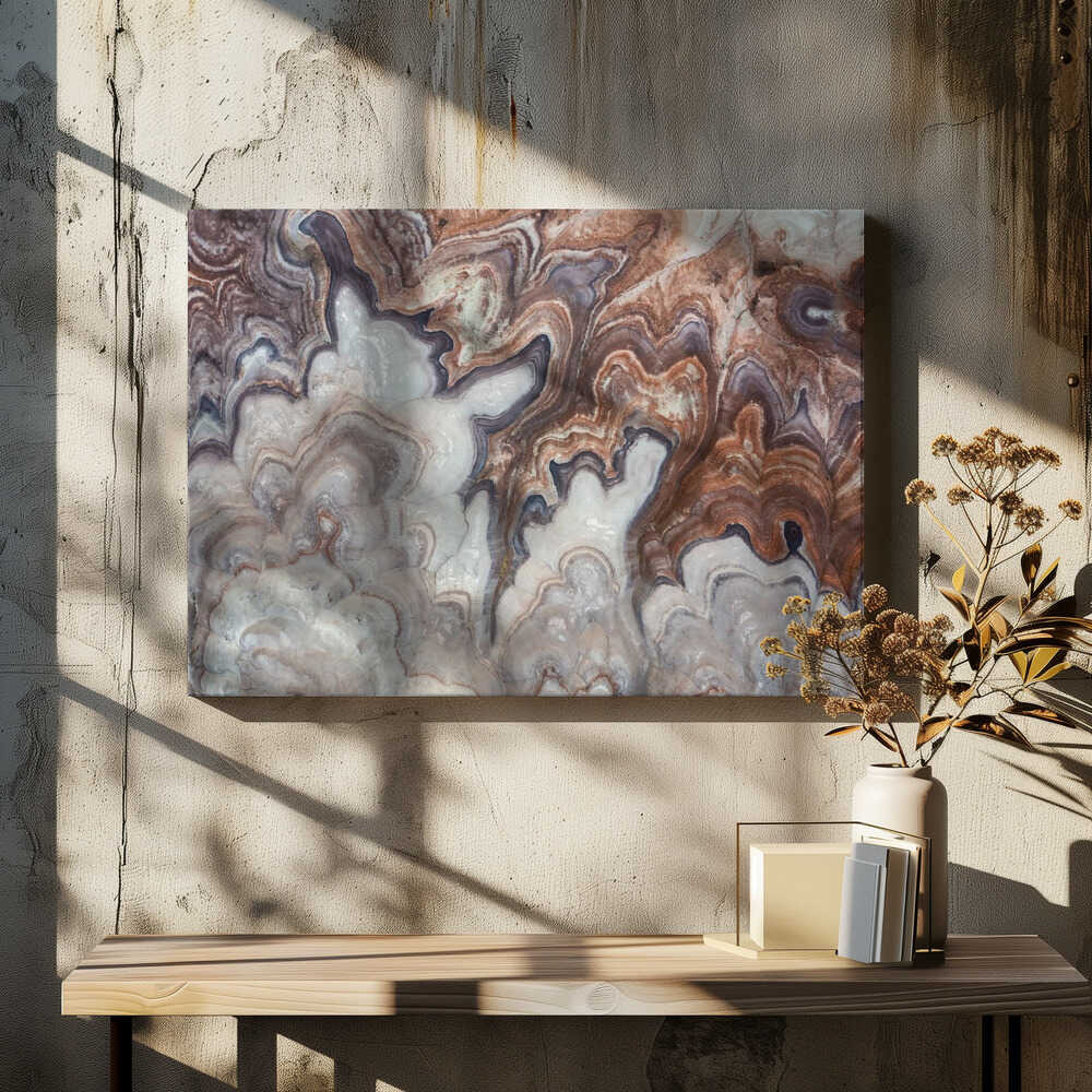 Abstract Stone Layers - Stretched Canvas, Poster or Fine Art Print - I Heart Wall Art - Poster Print, Canvas Print or Framed Art Print