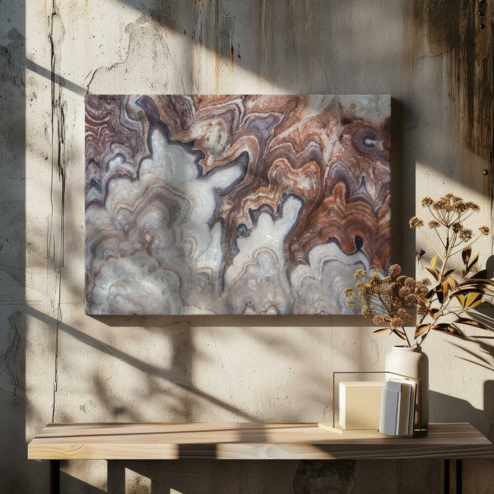 Abstract Stone Layers - Stretched Canvas, Poster or Fine Art Print - I Heart Wall Art - Poster Print, Canvas Print or Framed Art Print