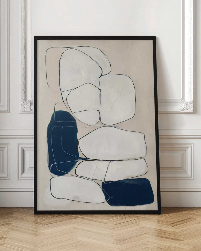 Abstract Stones III - Stretched Canvas, Poster or Fine Art Print - I Heart Wall Art - Poster Print, Canvas Print or Framed Art Print