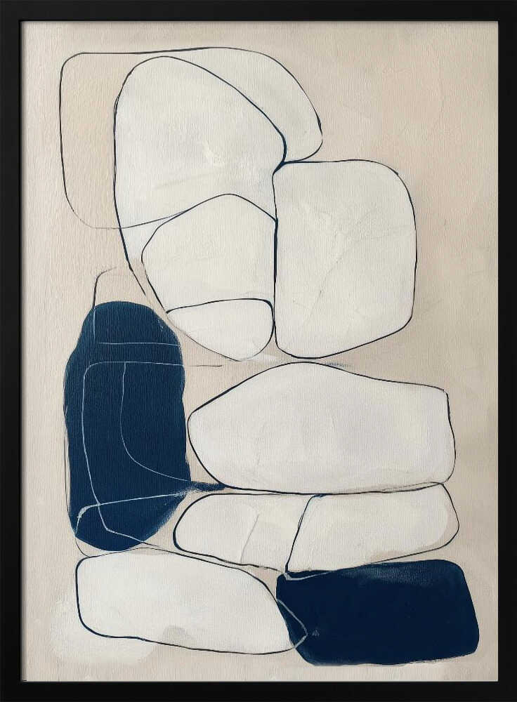 Abstract Stones III - Stretched Canvas, Poster or Fine Art Print - I Heart Wall Art - Poster Print, Canvas Print or Framed Art Print
