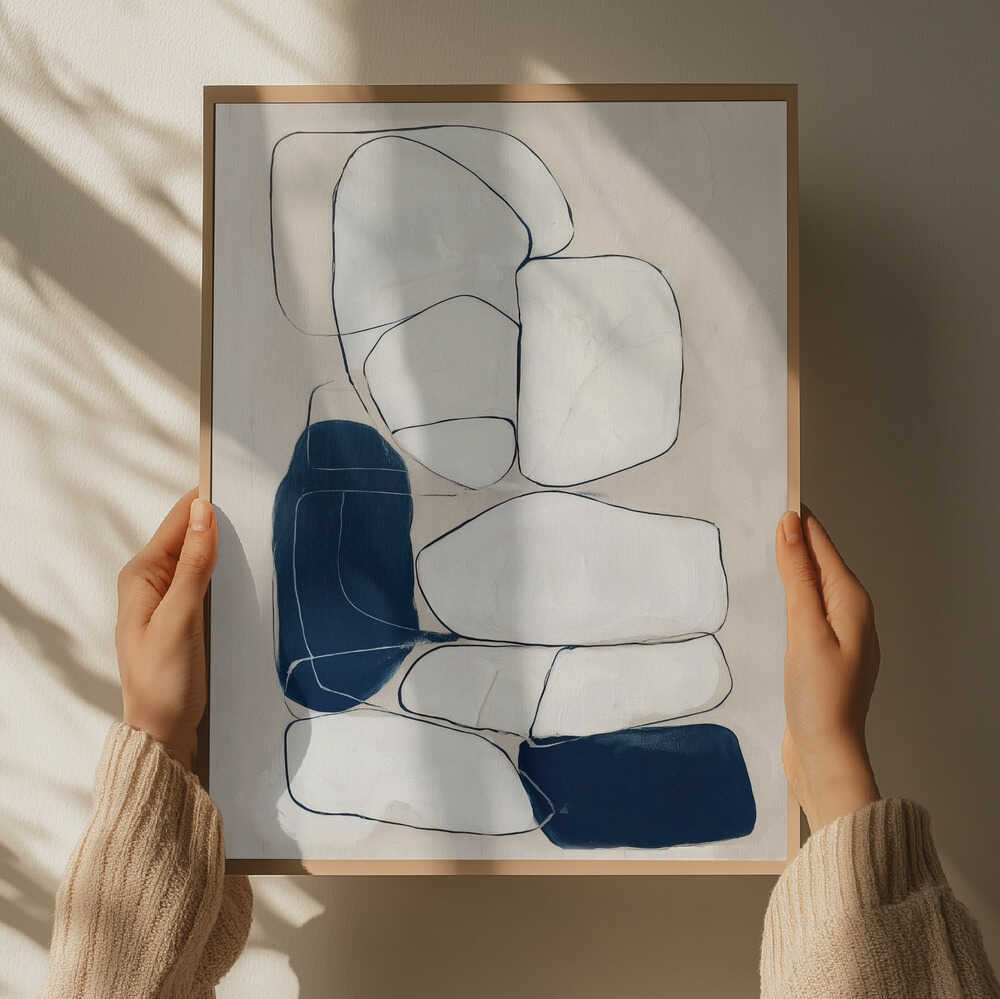 Abstract Stones III - Stretched Canvas, Poster or Fine Art Print - I Heart Wall Art - Poster Print, Canvas Print or Framed Art Print