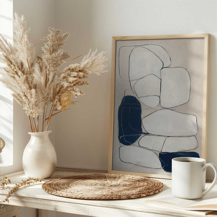 Abstract Stones III - Stretched Canvas, Poster or Fine Art Print - I Heart Wall Art - Poster Print, Canvas Print or Framed Art Print