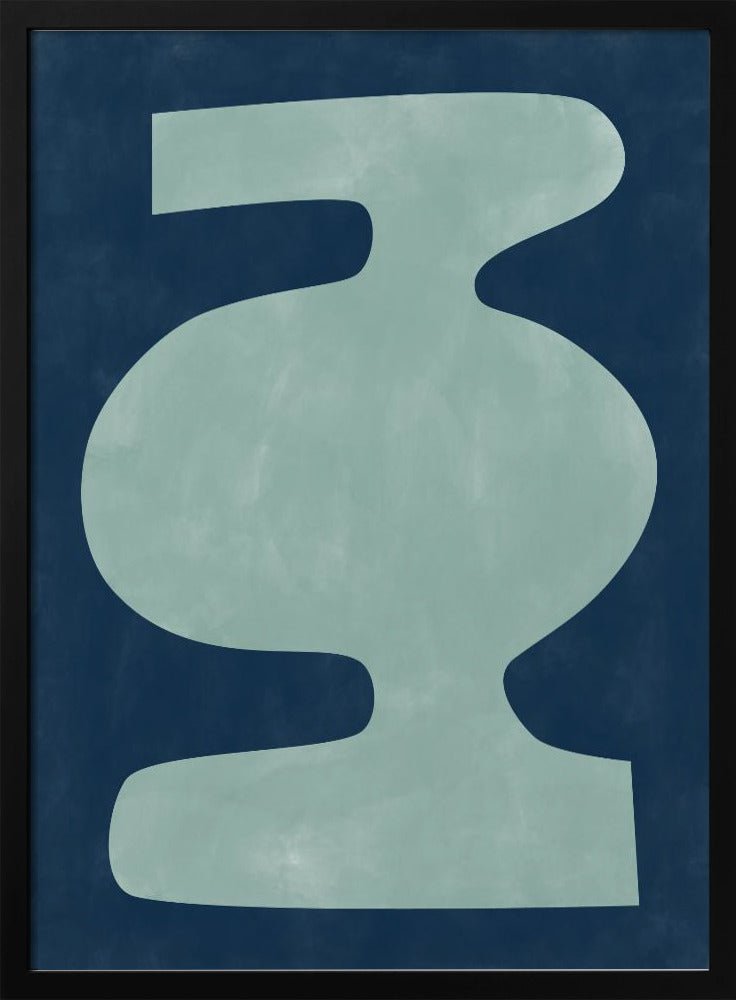 Abstract Vessel Silhouette - Stretched Canvas, Poster or Fine Art Print - I Heart Wall Art - Poster Print, Canvas Print or Framed Art Print