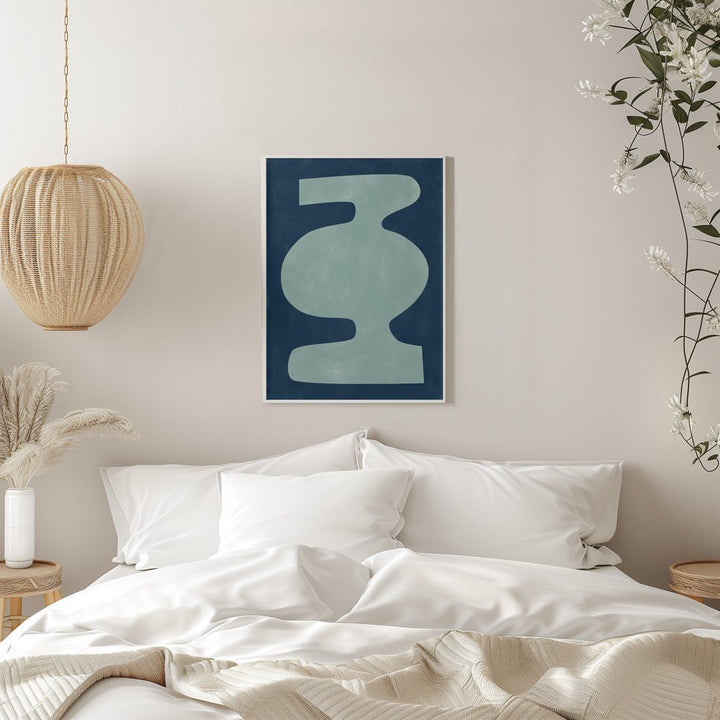 Abstract Vessel Silhouette - Stretched Canvas, Poster or Fine Art Print - I Heart Wall Art - Poster Print, Canvas Print or Framed Art Print