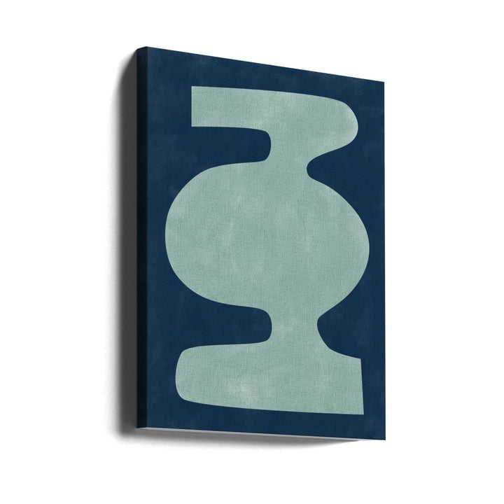 Abstract Vessel Silhouette - Stretched Canvas, Poster or Fine Art Print - I Heart Wall Art - Poster Print, Canvas Print or Framed Art Print