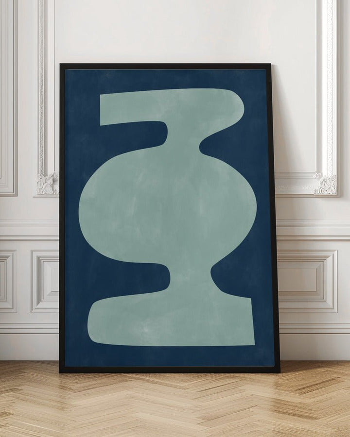 Abstract Vessel Silhouette - Stretched Canvas, Poster or Fine Art Print - I Heart Wall Art - Poster Print, Canvas Print or Framed Art Print