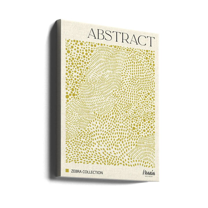 ABSTRACT. Zebra Collection - Stretched Canvas, Poster or Fine Art Print I Heart Wall Art