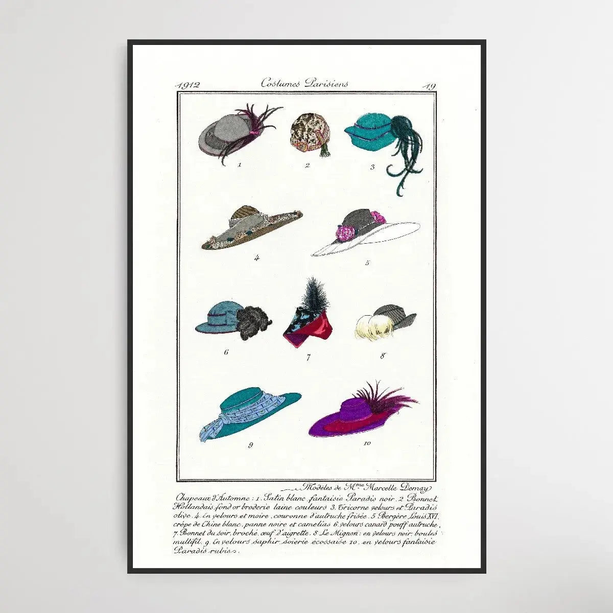 Accessories (1912) by Charles Martin - I Heart Wall Art - Poster Print, Canvas Print or Framed Art Print
