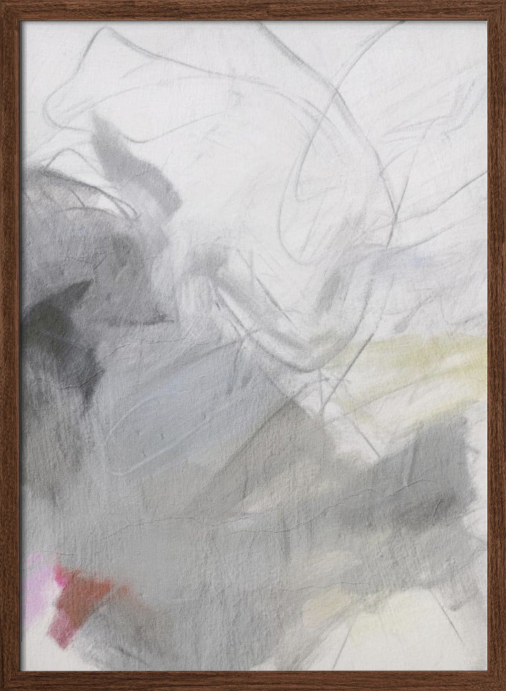 Action painting I - Stretched Canvas, Poster or Fine Art Print I Heart Wall Art