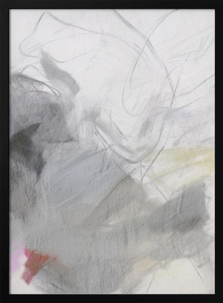 Action painting I - Stretched Canvas, Poster or Fine Art Print I Heart Wall Art