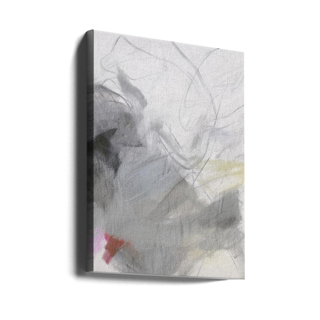 Action painting I - Stretched Canvas, Poster or Fine Art Print I Heart Wall Art