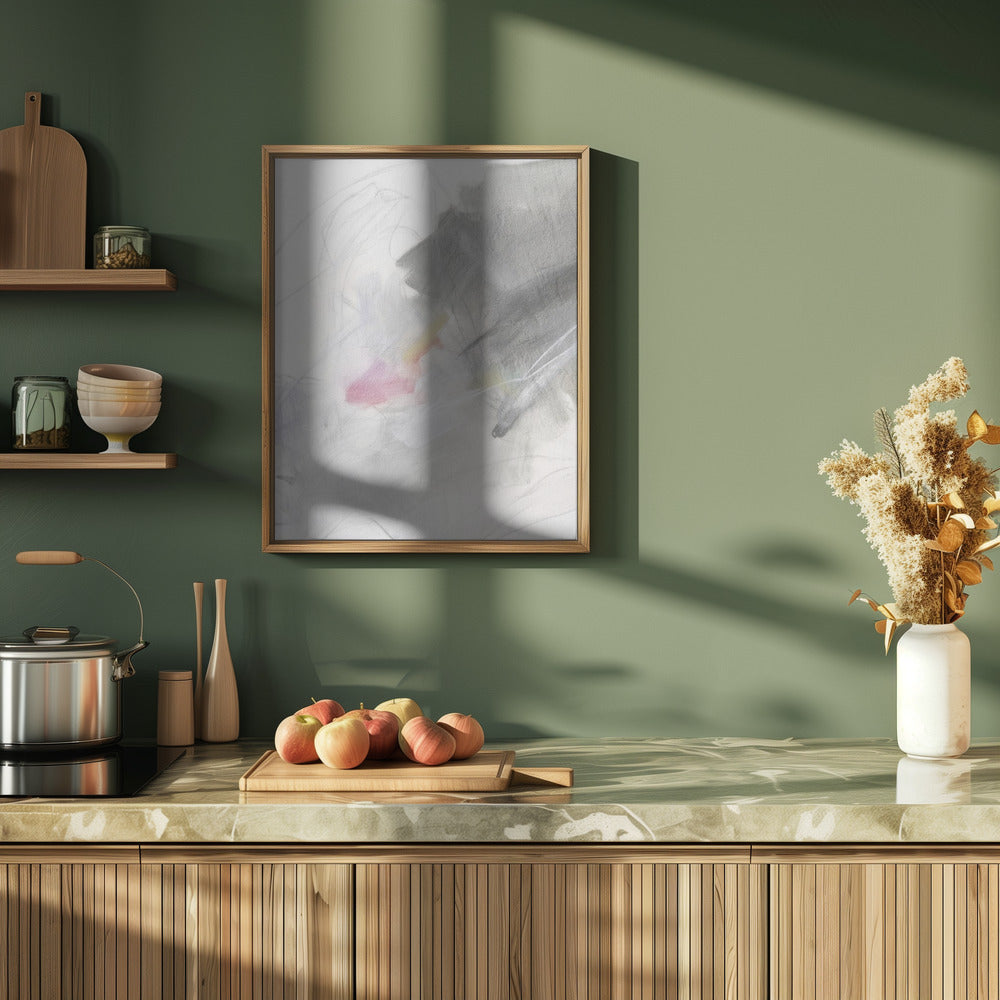 Action painting II - Stretched Canvas, Poster or Fine Art Print I Heart Wall Art