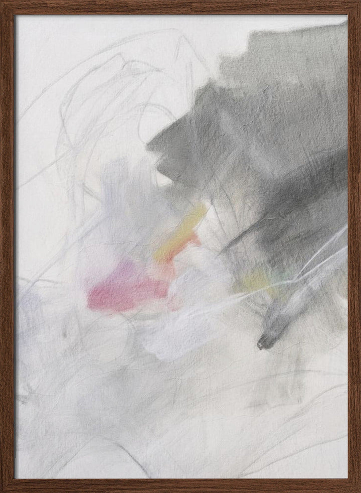 Action painting II - Stretched Canvas, Poster or Fine Art Print I Heart Wall Art