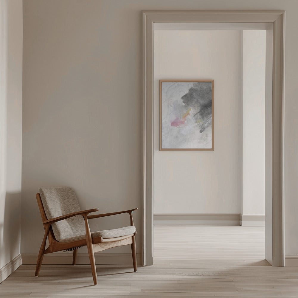 Action painting II - Stretched Canvas, Poster or Fine Art Print I Heart Wall Art