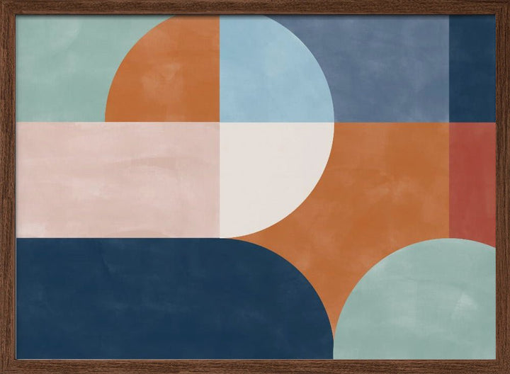 Aesthetic Geometric Shapes - Stretched Canvas, Poster or Fine Art Print - I Heart Wall Art - Poster Print, Canvas Print or Framed Art Print