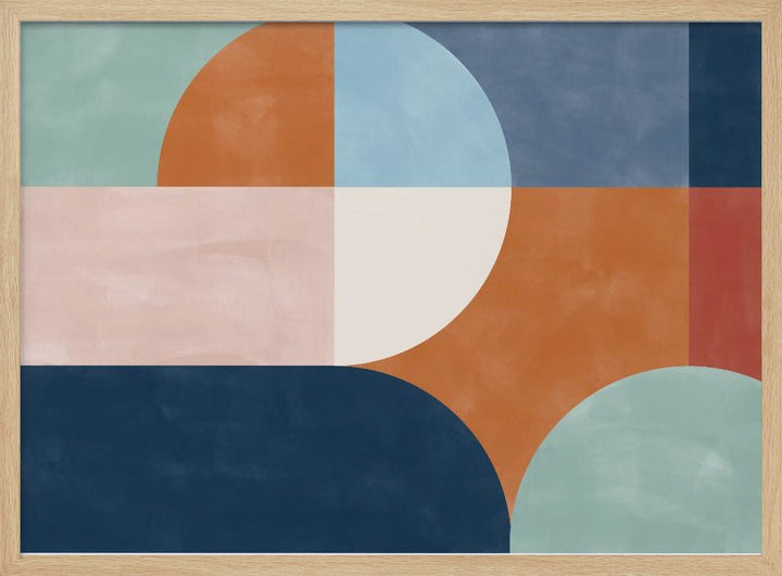 Aesthetic Geometric Shapes - Stretched Canvas, Poster or Fine Art Print - I Heart Wall Art - Poster Print, Canvas Print or Framed Art Print