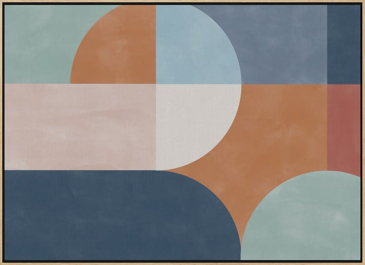 Aesthetic Geometric Shapes - Stretched Canvas, Poster or Fine Art Print - I Heart Wall Art - Poster Print, Canvas Print or Framed Art Print
